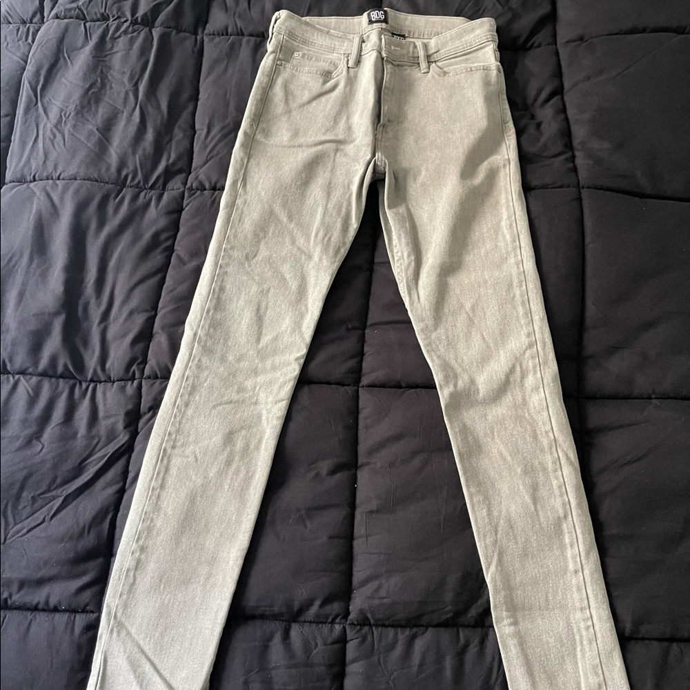 Urban Outfitters Light Gray Skinny Jeans